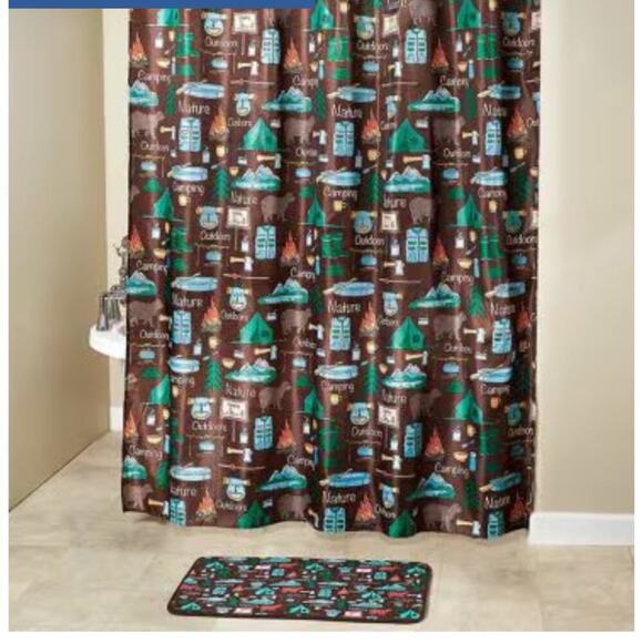 Wild Adventures Shower Curtain - Picture 1 of 1